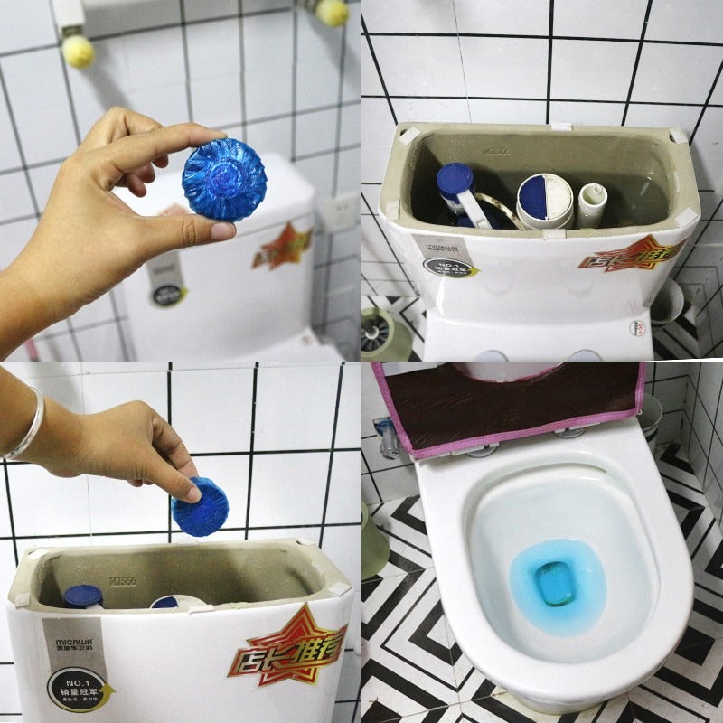 idrop [ 1pc / 5pcs ] Household Toilet Cleaner / Pencuci Mangkuk Jamban Tandas / (1PCS/5PCS)50G洁厕宝(老管家)