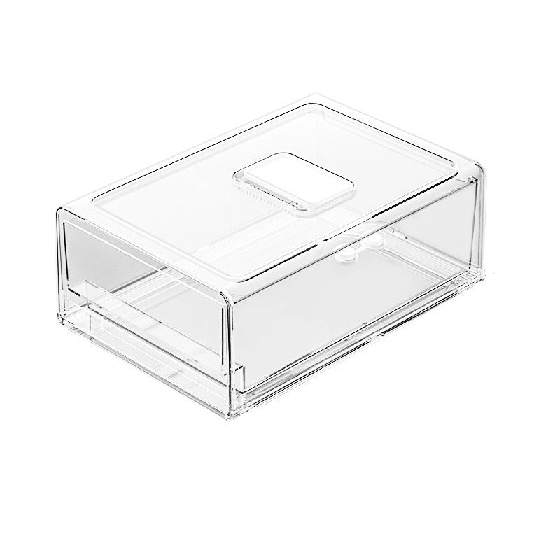 idrop [ MEDIUM / LARGE ] Kitchen Refrigerator Storage Box Drawer / Kotak Rak Peti Ais / 中号厨房冰箱收纳盒带沥水板 (抽屉款) [ 1 PIECE ]