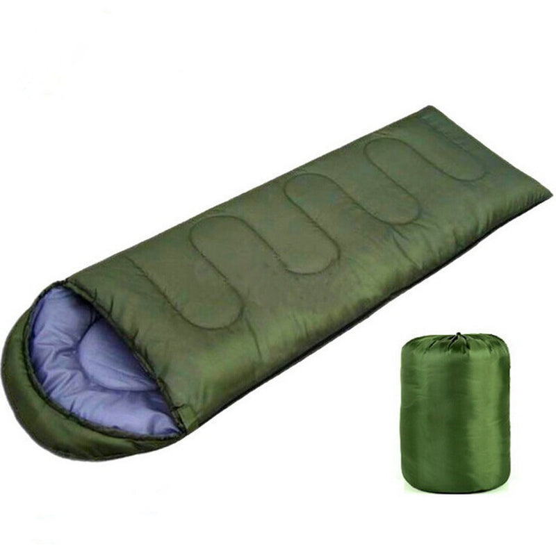 Outdoor Camping Portable and Water-Resistant Sleeping Bag (Green)