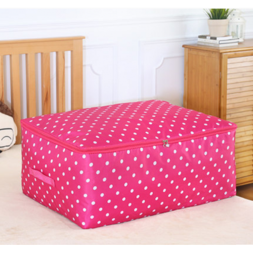 Oxford Bumian Pouch Storage - Polka Dot/ Blue Star