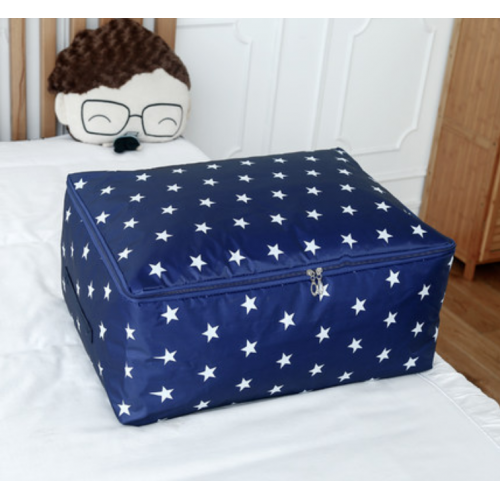 Oxford Bumian Pouch Storage - Polka Dot/ Blue Star