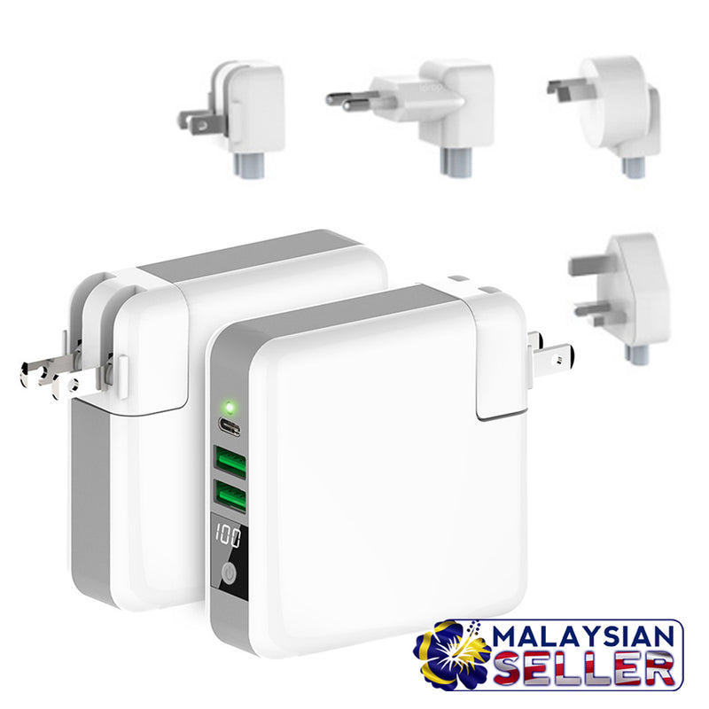 idrop MULTIPLE Travel Charging Powerbank - Qi Wireless & USB Cable Charging