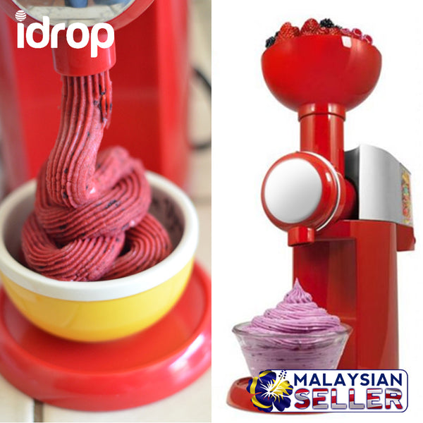 idrop Soft Serve Ice Cream / Slurpee / Frozen Fruit Dessert Maker