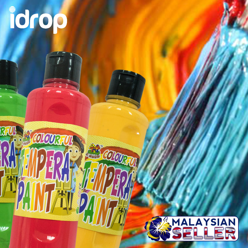 idrop Colourful Tempera Paint Safe Wash-Off Poster Paint