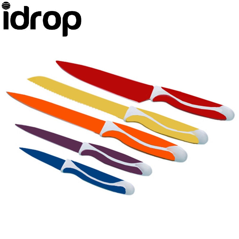 Idrop 5pcs Multi-Purpose Coloured Knife Set