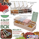 idrop 4 Slot Kitchen Seasoning Storage Box [ RA-7570 ]