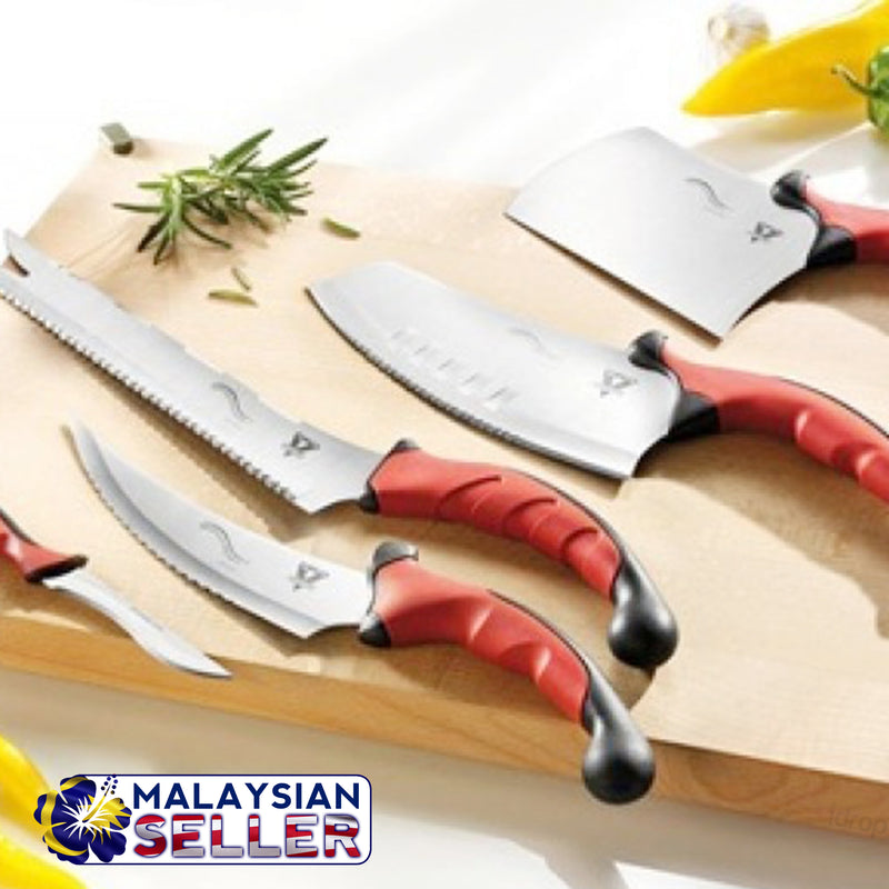 idrop Pro Contour Knives | 10 Piece kitchen set | Chop, Slice, Cut with ease