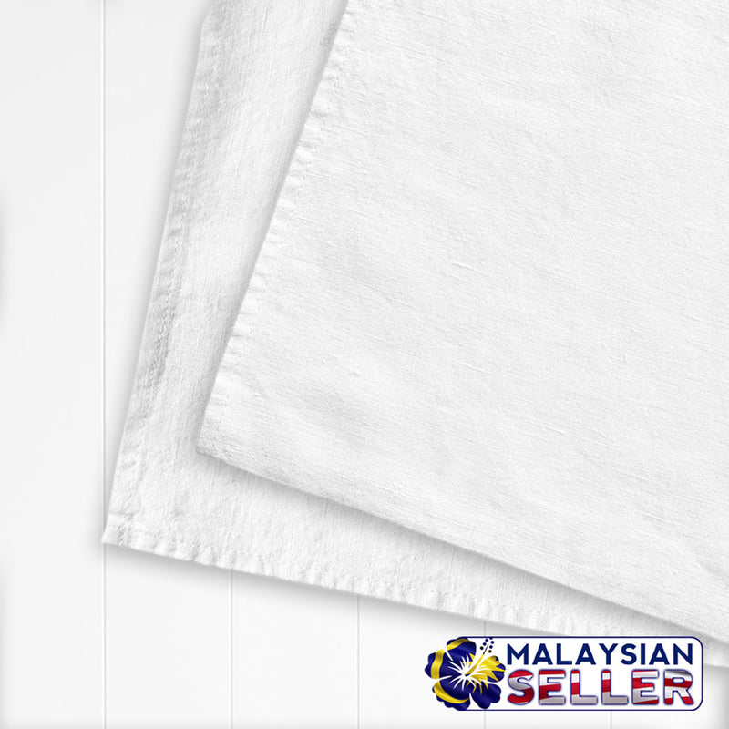 idrop MULTIPURPOSE White Napkin Towel [ SET of 4 / SET of 8 ]