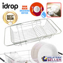 idrop Kitchen Dish Drying Drainer Basket Rack