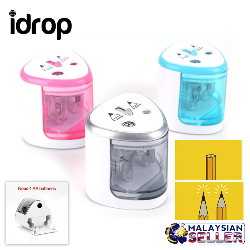 idrop Automatic Electric 2-Hole Compact Pencil Sharpener