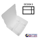 idrop Disposable Takeaway Paper Cardboard Food / Lunch Box Wholesale [ 1 / 10 / 40 / 100 pcs ]