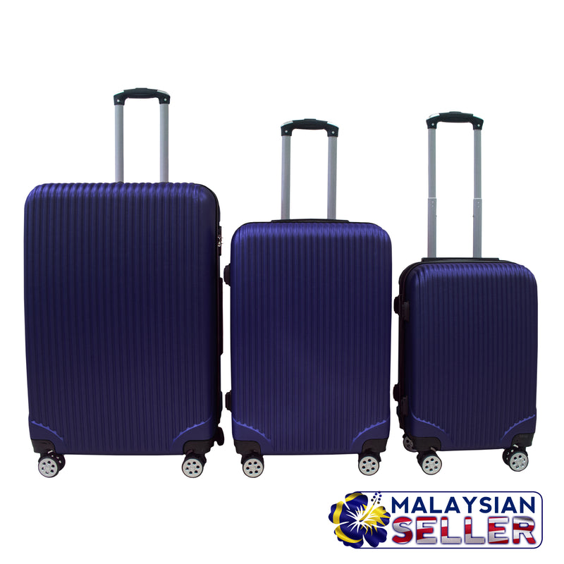 idrop PREMIUM 3 IN 1 Holiday Travel Wheeled Luggage Bag Set With Multi-Position Handling Method
