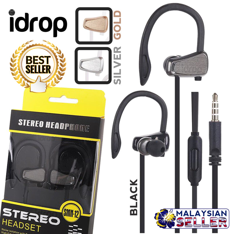 idrop SMN-12 STEREO Headset Headphone