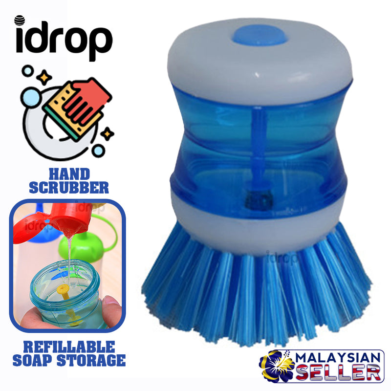 idrop Hand Scrubber with Soap Refill Storage
