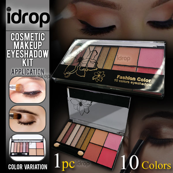 idrop 10 Colors Eyeshadow Fashion Color Cosmetic Makeup Kit
