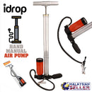 idrop Bicycle Hand Manual Tyre Air Pump