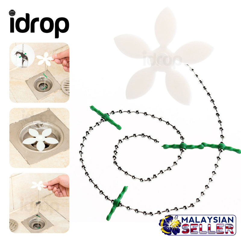 idrop DRAIN WIG Hair Catcher Draining Filter- Sink / Shower / Bath Water Drain Trap [ SET of 2 ]