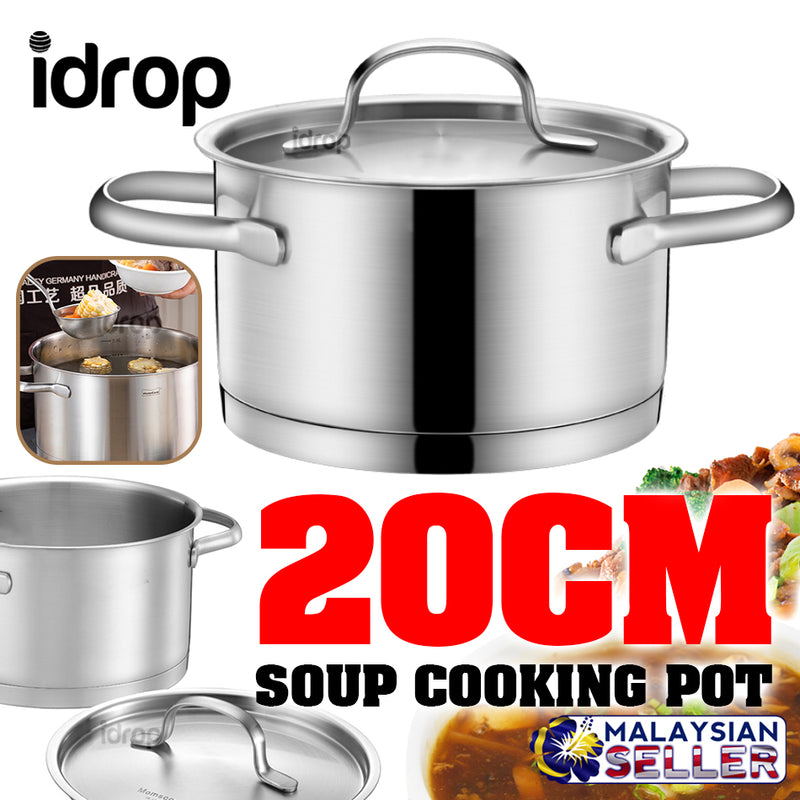 idrop 20CM Kitchen Soup Cooking Meal Pot [ MEILING ]