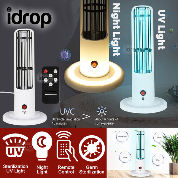 idrop UV Ultraviolet Ray Sterilizing Germicidal Household Night Light Lamp