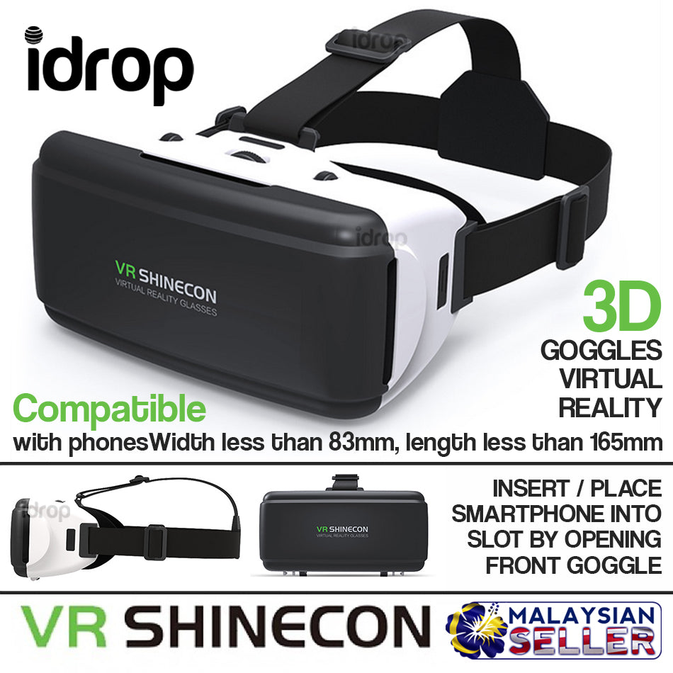 idrop VR SHINECON SC-G06 - Virtual Reality 3D Goggle Smartphone Mount
