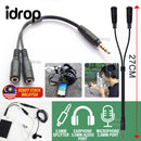 idrop 2 IN 1 3.5mm Microphone & Earphone Splitter Adapter Cable