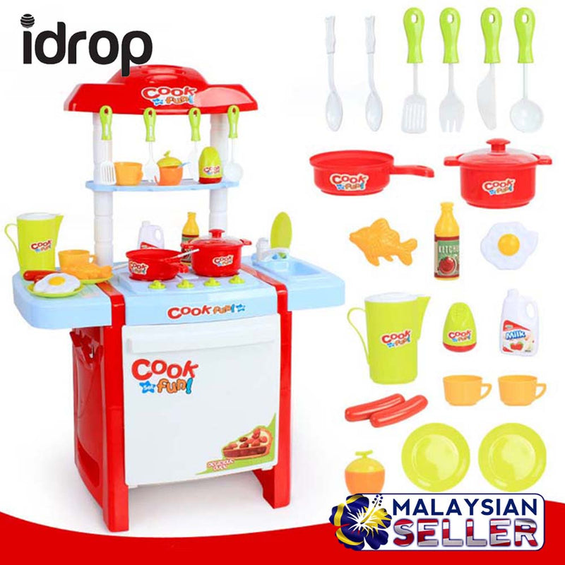 idrop Children's Cook Fun Toy Kitchen Set