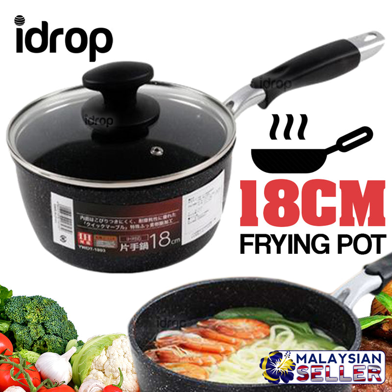 idrop 18cm EMOOJOO Frying Pan - Kitchen Cooking Fry Pot