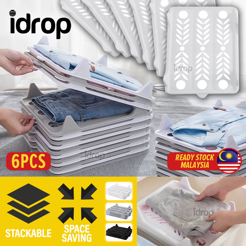 idrop Easy Fold Clothes Folding lazy Board Folder [ 6pcs ]