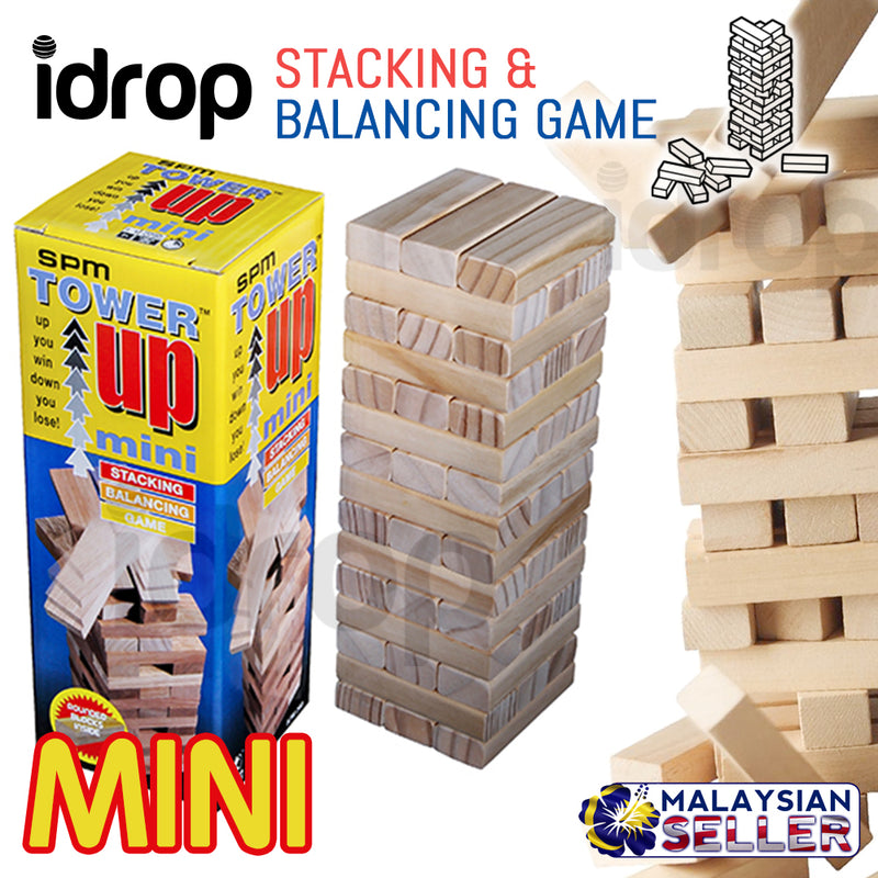 idrop Tower Up - MINI [ SPM GAMES ] Stacking & Balancing Game [ SPM203 ]