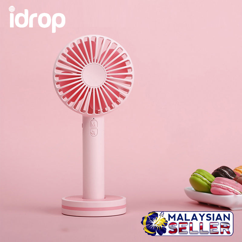 idrop Handy Cooler Fan Electric Fan & Cosmetic Mirror