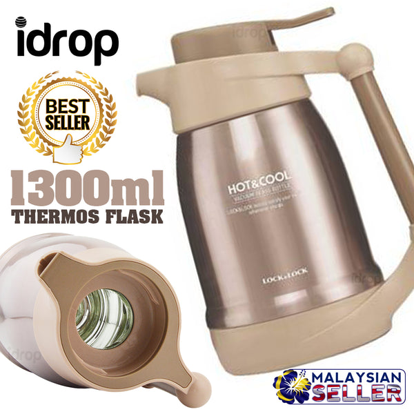 idrop 1300ml BUCKLE LOCK Insulation Thermal Flask Thermos Jug