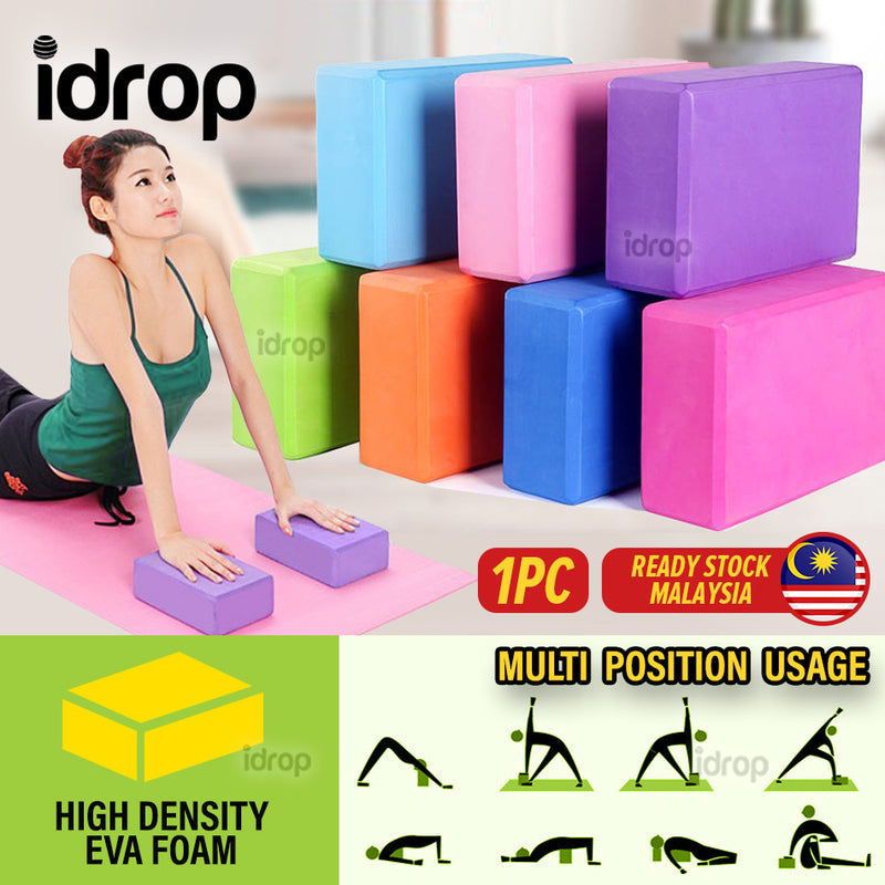 idrop High Density EVA Yoga Block Fitness Exercise Posture Brick