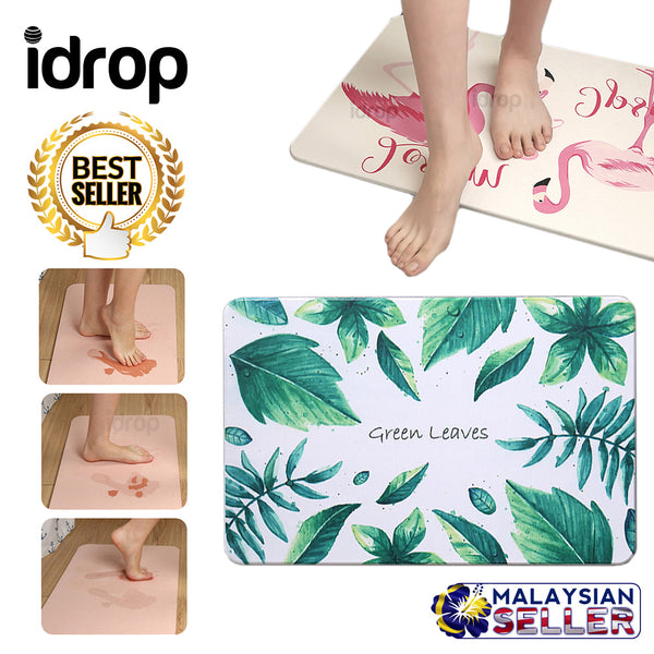 idrop Diatom Home water Absorption Bathroom Mat