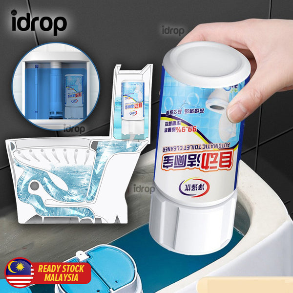 idrop [ 550G ] Automatic Toilet Cleaner Descaling & Deodorant / Cecair Pencuci Jamban dan Tangki Jamban / 550G马桶自动洁厕宝(净泽优)