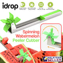 idrop SPINNING WATERMELON CUTTER - Cube Cutting Peeler