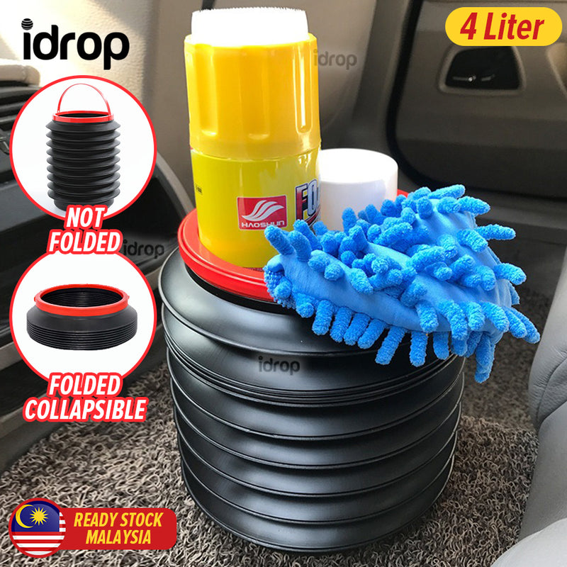 idrop Collapsible Foldable Multifunction Bucket / Bakul Senang Lipat Pelbagai Guna / 塑料多功能折叠桶