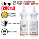 idrop TILE REFORM Waterproof Seam Agent - Gap Filler Sealer  (Golden Colour)