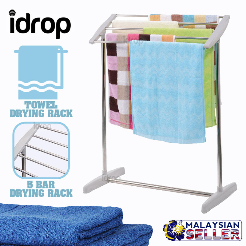 idrop 5 Bar Standing Drying Towel Rack
