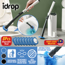 idrop Toilet Bowl Cleaner Brush with Disposable Detergent Head Brush