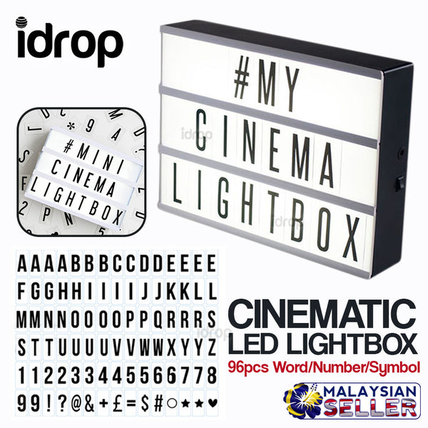 idrop LED LIGHTBOX Cinematic Light Display Box [ 96pcs Cards ]