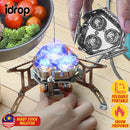 idrop Camping Mini Stove Compact Portable Foldable Outdoor Cooker / Dapur Masak Mudah Alih Senang Lipat / 气炉户外便携气罐自驾游炊具