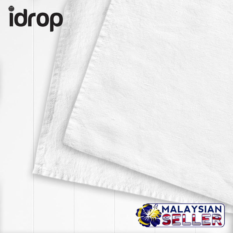 idrop MULTIPURPOSE White Napkin Towel [ SET of 4 / SET of 8 ]