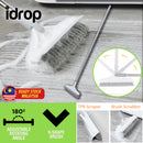 idrop Dual Purpose V-Shaped Rotatable Brush Head Floor Scrubber Sweeper / Alat Penyapu Mop Dua Dalam Satu / 两用V形可旋转刷头洗地机