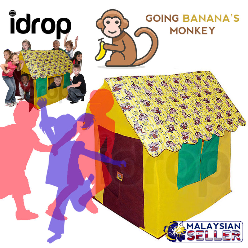 idrop Going Banana's Monkey - Children's Play House Tent