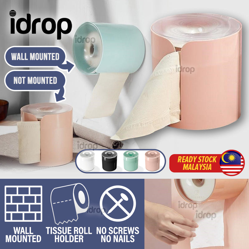 idrop Bathroom Toilet Wall Mount Toilet Paper Roll Wall Holder Roller