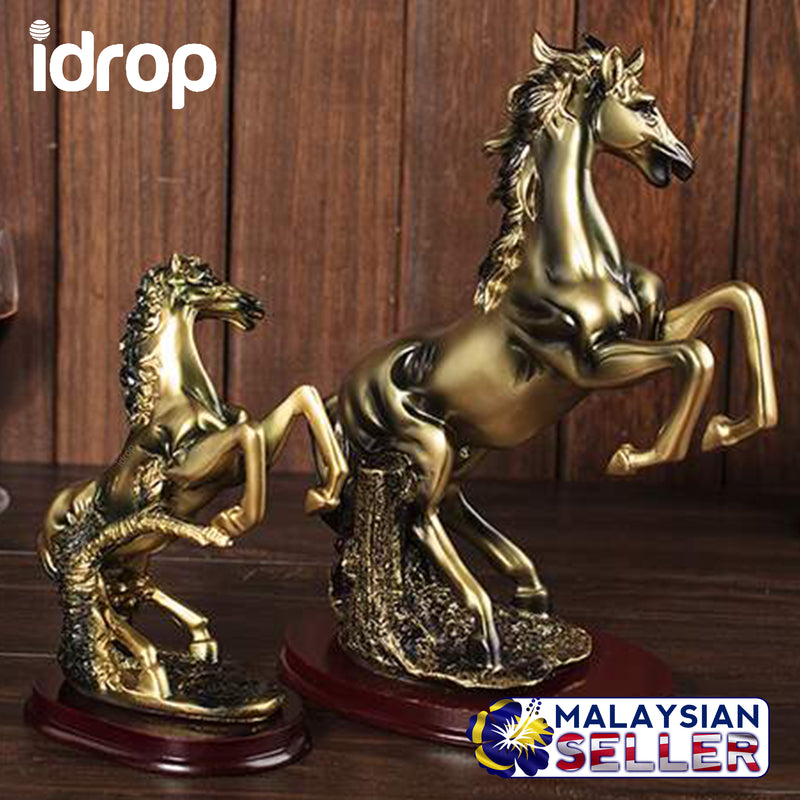 idrop Premium Horse Display House Decor Prestige Table Decor [ 23 CM HEIGHT ] [STANDARD SIZE VERSION ONLY]