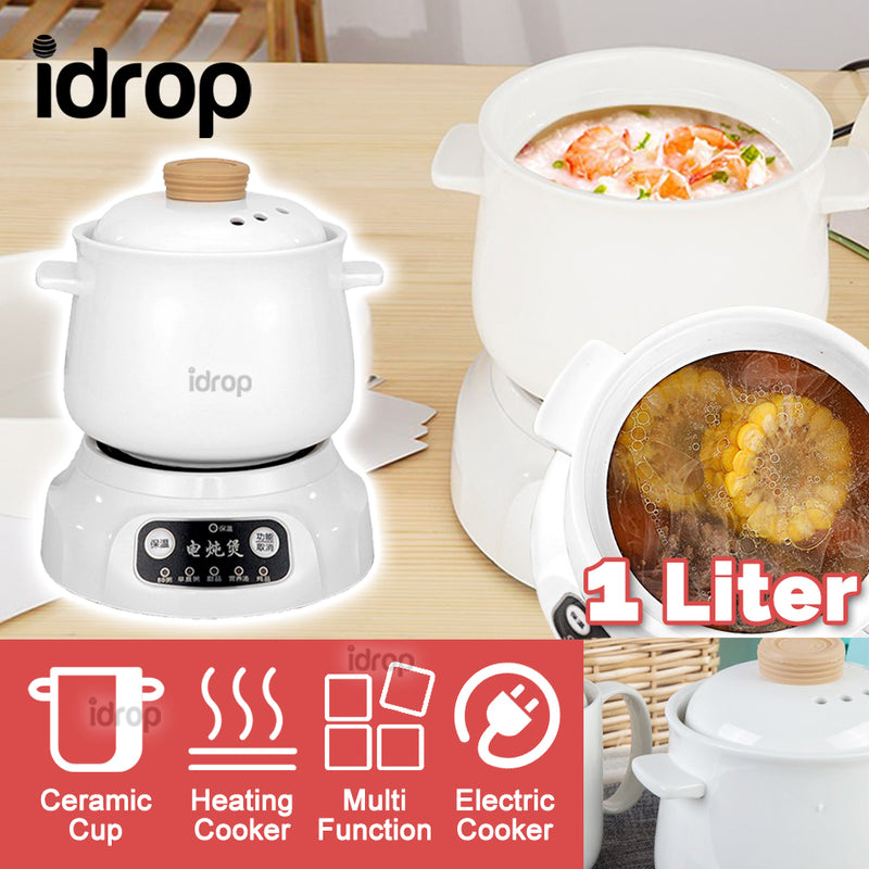 idrop 1L Electric Kitchen Mini Cooking Heating Cup