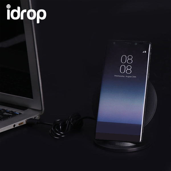 idrop Wireless Charger Q8-10W fast Wireless Charging Device light and portable