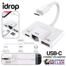 idrop USB-C Ethernet OTG Adapter [ Type C to Type C / RJ45 / USB ]