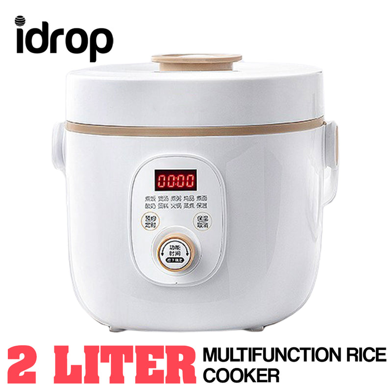idrop 2L Multifunction Electric Compact Mini Rice Cooker